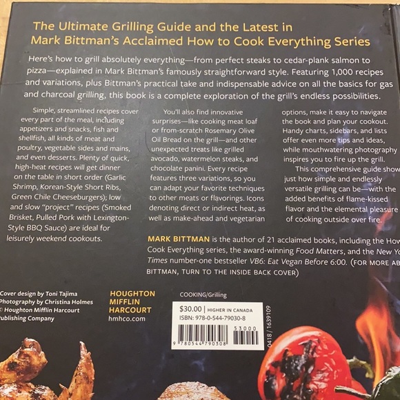 Hardcover “How to Grill Everything” Cookbook - Picture 5 of 10